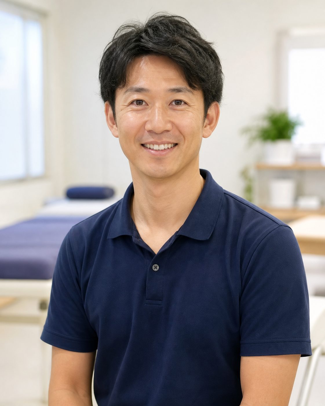 わかば整骨院 院長・若葉健一（架空）のポートレート
